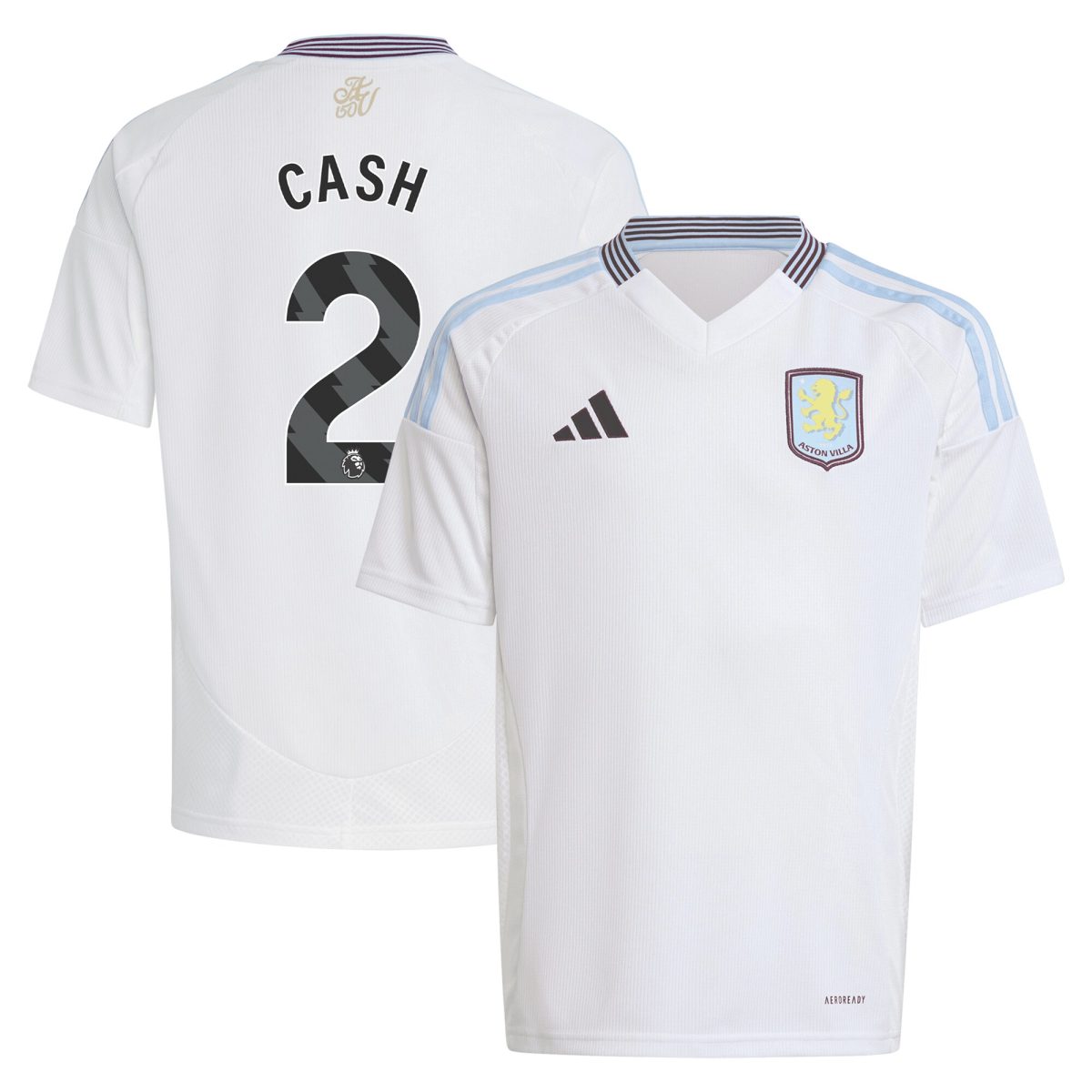 aston villa adidas away shirt 2024-25 – kids with cash 2 printing Collection | Aston Villa Football Kits and Shirts