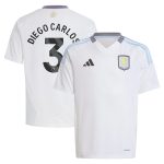 aston villa adidas away shirt 2024-25 – kids with diego carlos 3 printing Collection | Aston Villa Football Kits and Shirts