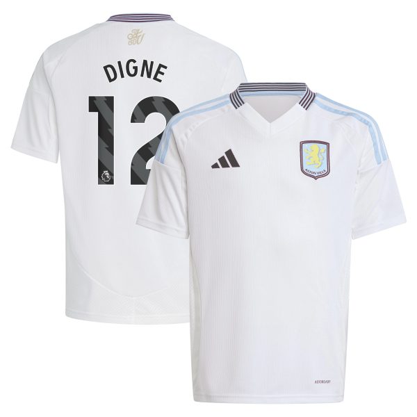 aston villa adidas away shirt 2024-25 – kids with digne 12 printing Collection | Aston Villa Football Kits and Shirts