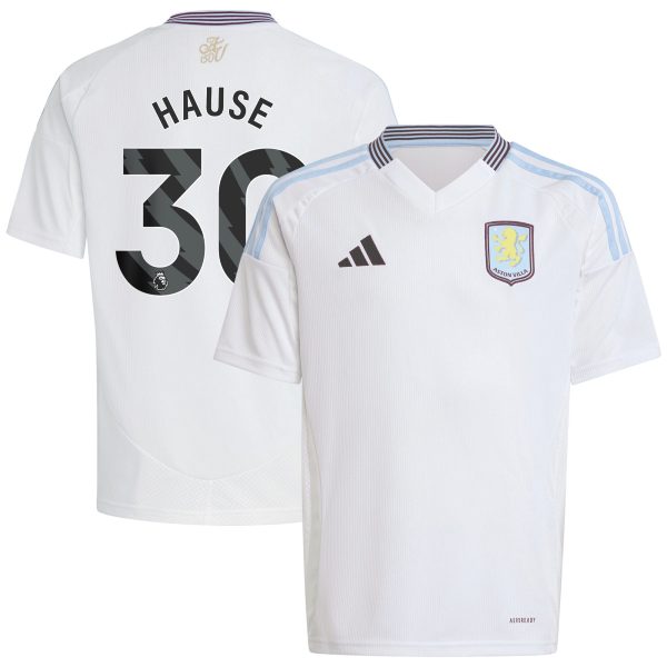 aston villa adidas away shirt 2024-25 – kids with hause 30 printing Collection | Aston Villa Football Kits and Shirts