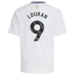 aston villa adidas away shirt 2024-25 – kids with j.duran 9 printing Collection | Aston Villa Football Kits and Shirts