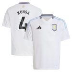 aston villa adidas away shirt 2024-25 – kids with konsa 4 printing Collection | Aston Villa Football Kits and Shirts