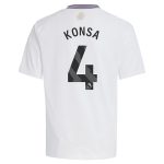 aston villa adidas away shirt 2024-25 – kids with konsa 4 printing Collection | Aston Villa Football Kits and Shirts