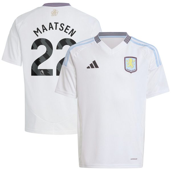 aston villa adidas away shirt 2024-25 – kids with maatsen 22 printing Collection | Aston Villa Football Kits and Shirts