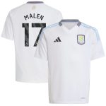 aston villa adidas away shirt 2024-25 – kids with malen 17 printing Collection | Aston Villa Football Kits and Shirts
