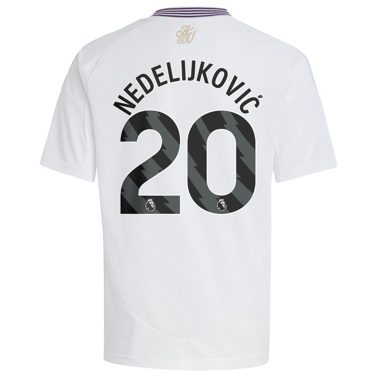 aston villa adidas away shirt 2024-25 – kids with nedeljković 20 printing Collection | Aston Villa Football Kits and Shirts