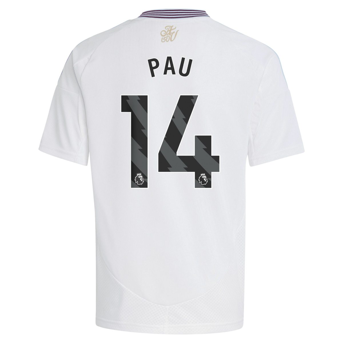 aston villa adidas away shirt 2024-25 – kids with pau 14 printing Collection | Aston Villa Football Kits and Shirts