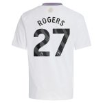 aston villa adidas away shirt 2024-25 – kids with rogers 27 printing Collection | Aston Villa Football Kits and Shirts