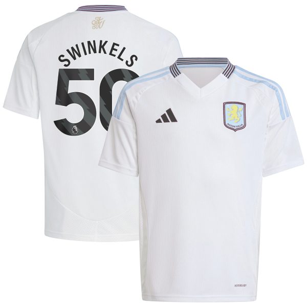 aston villa adidas away shirt 2024-25 – kids with swinkels 50 printing Collection | Aston Villa Football Kits and Shirts