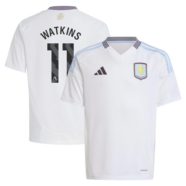 aston villa adidas away shirt 2024-25 – kids with watkins 11 printing Collection | Aston Villa Football Kits and Shirts