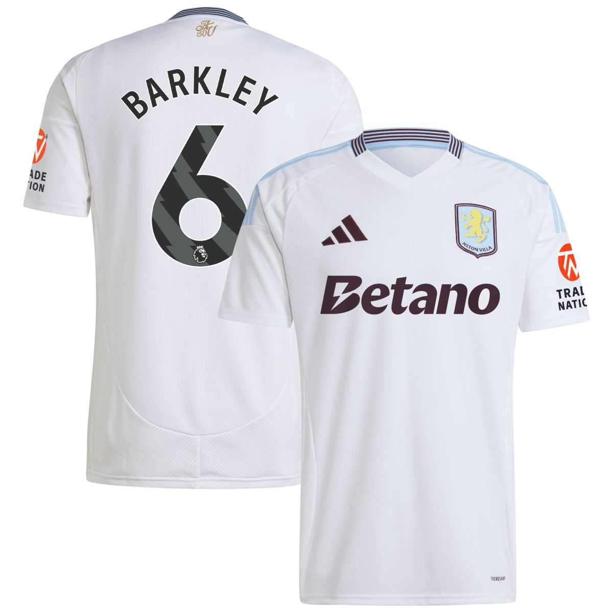 aston villa adidas away shirt 2024-25 with barkley 6 printing Collection | Aston Villa Football Kits and Shirts