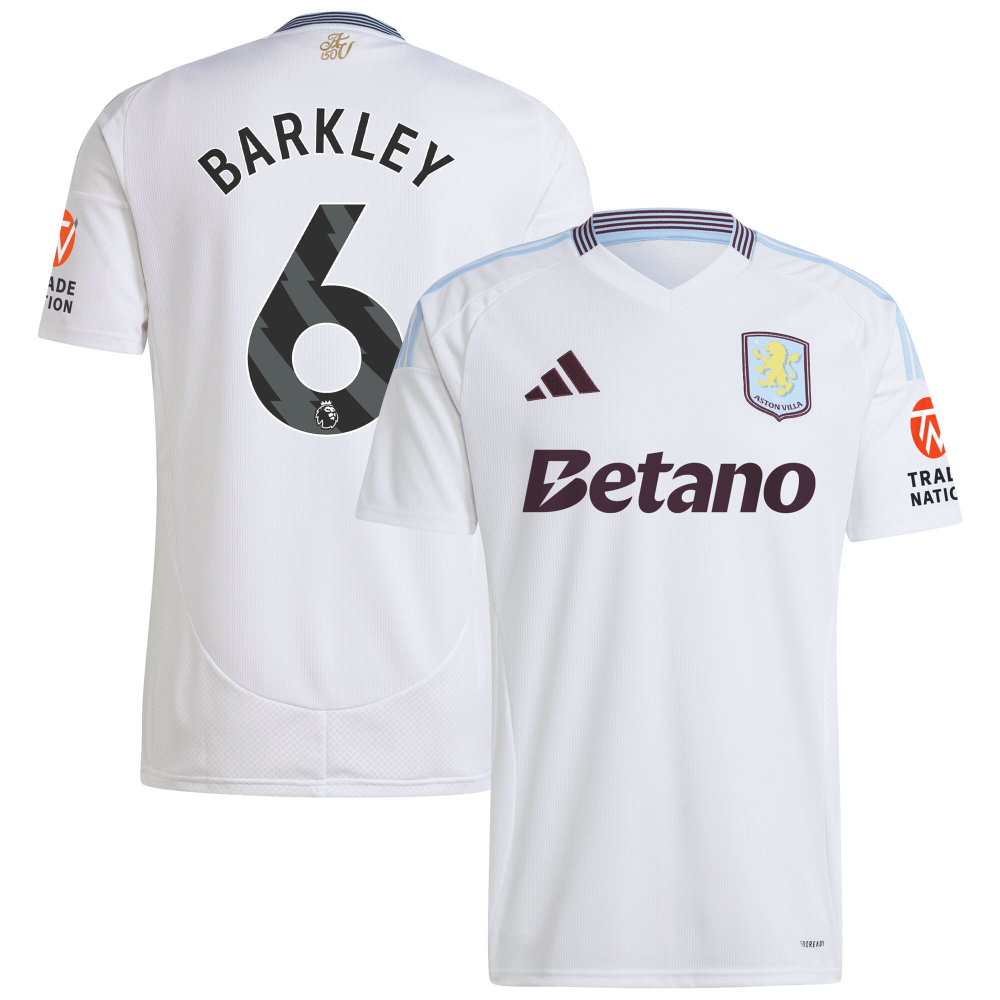 aston villa adidas away shirt 2024-25 with barkley 6 printing Collection | Aston Villa Football Kits and Shirts