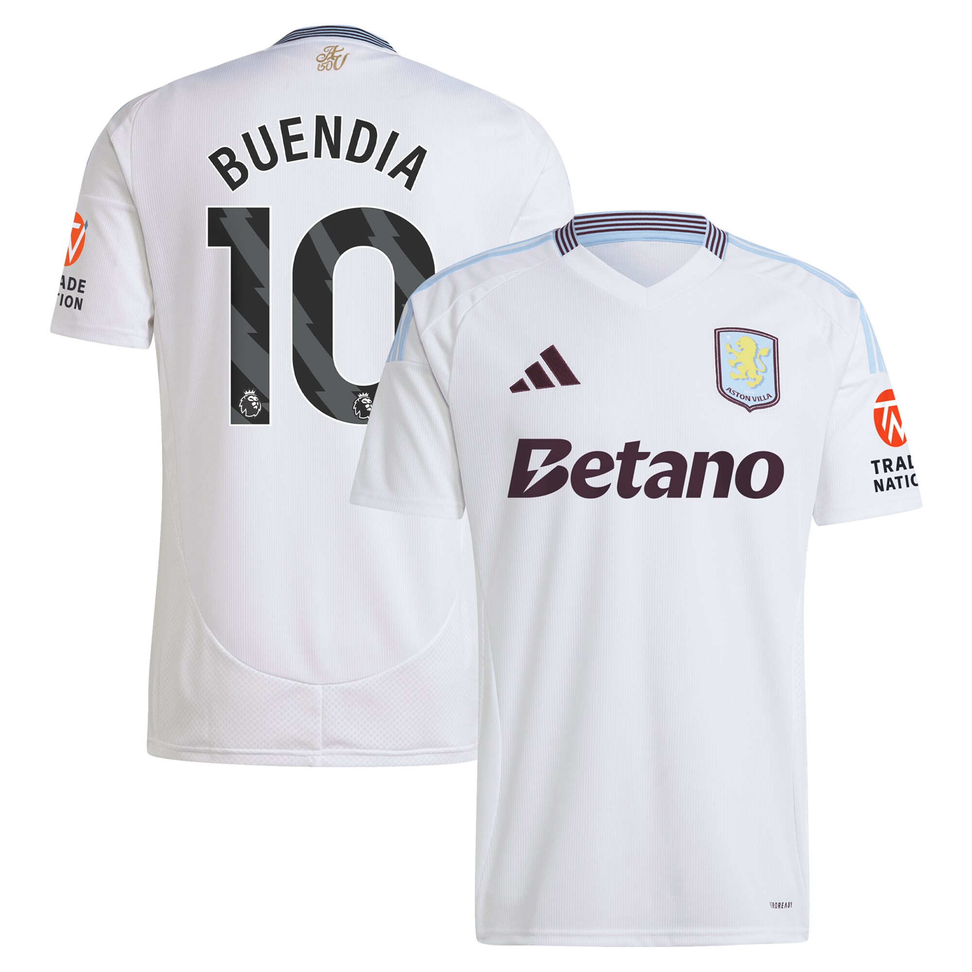 aston villa adidas away shirt 2024-25 with buendia 10 printing Collection | Aston Villa Football Kits and Shirts
