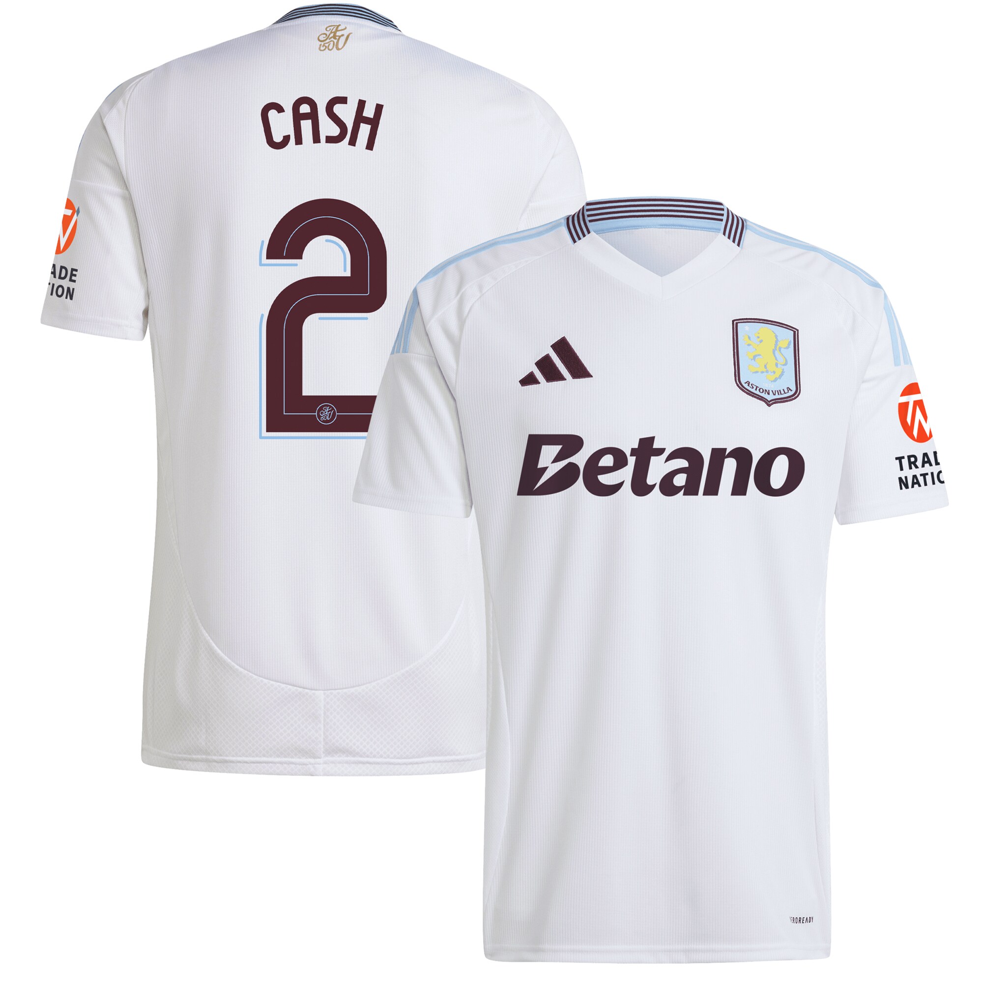 aston villa adidas away shirt 2024-25 with cash 2 cup printing Collection | Aston Villa Football Kits and Shirts