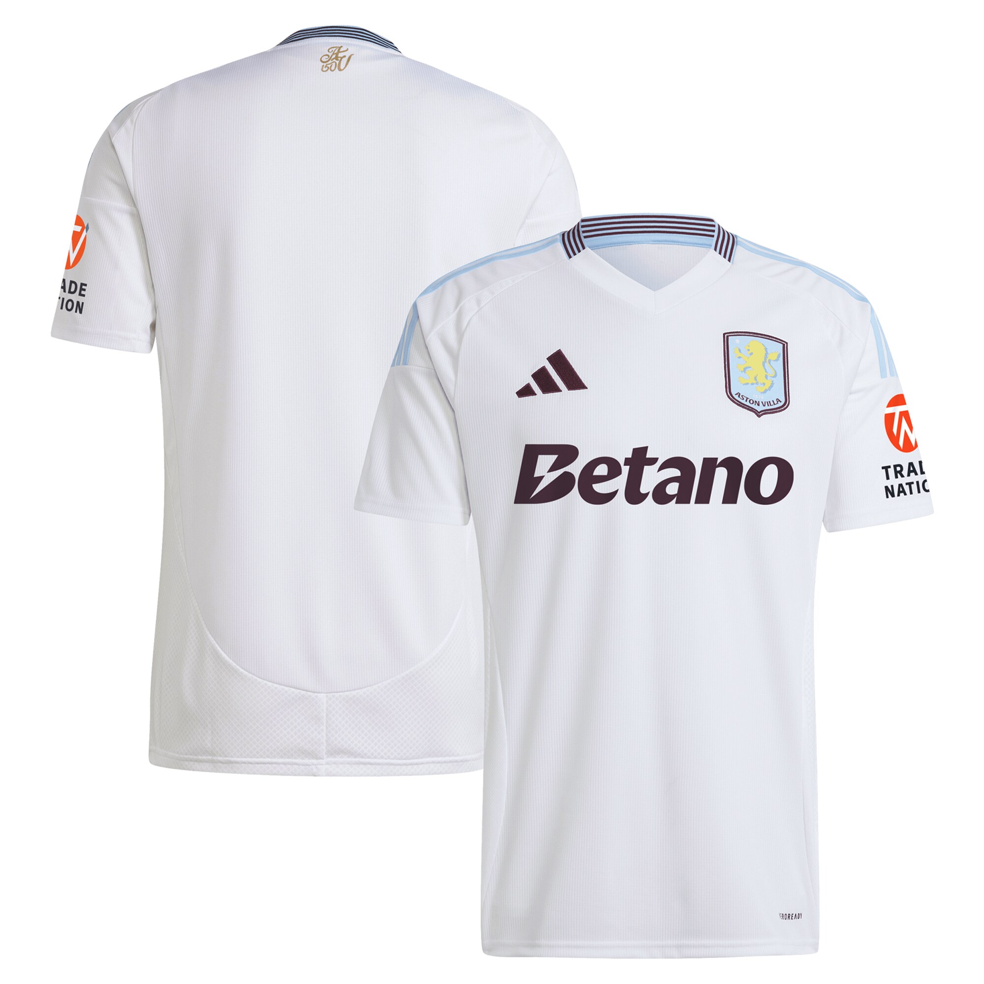 aston villa adidas away shirt 2024-25 with custom printing Collection | Aston Villa Football Kits and Shirts