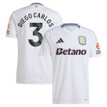 aston villa adidas away shirt 2024-25 with diego carlos 3 printing Collection | Aston Villa Football Kits and Shirts