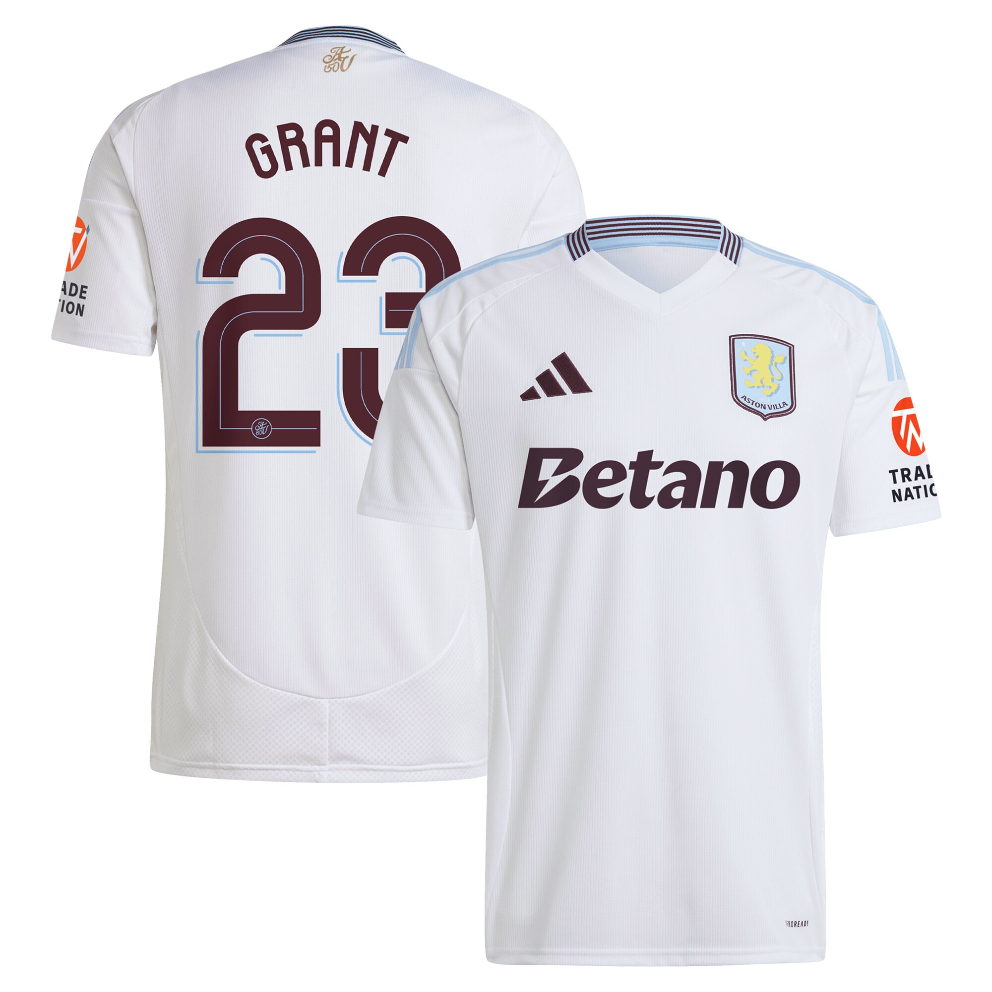 aston villa adidas away shirt 2024-25 with grant 23 cup printing Collection | Aston Villa Football Kits and Shirts