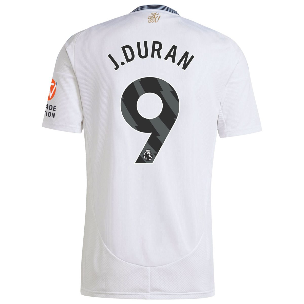 aston villa adidas away shirt 2024-25 with j.duran 9 printing Collection | Aston Villa Football Kits and Shirts