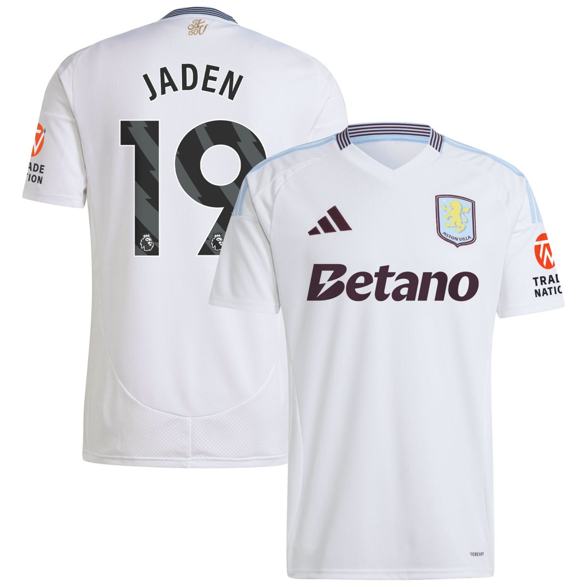 aston villa adidas away shirt 2024-25 with jaden 19 printing Collection | Aston Villa Football Kits and Shirts