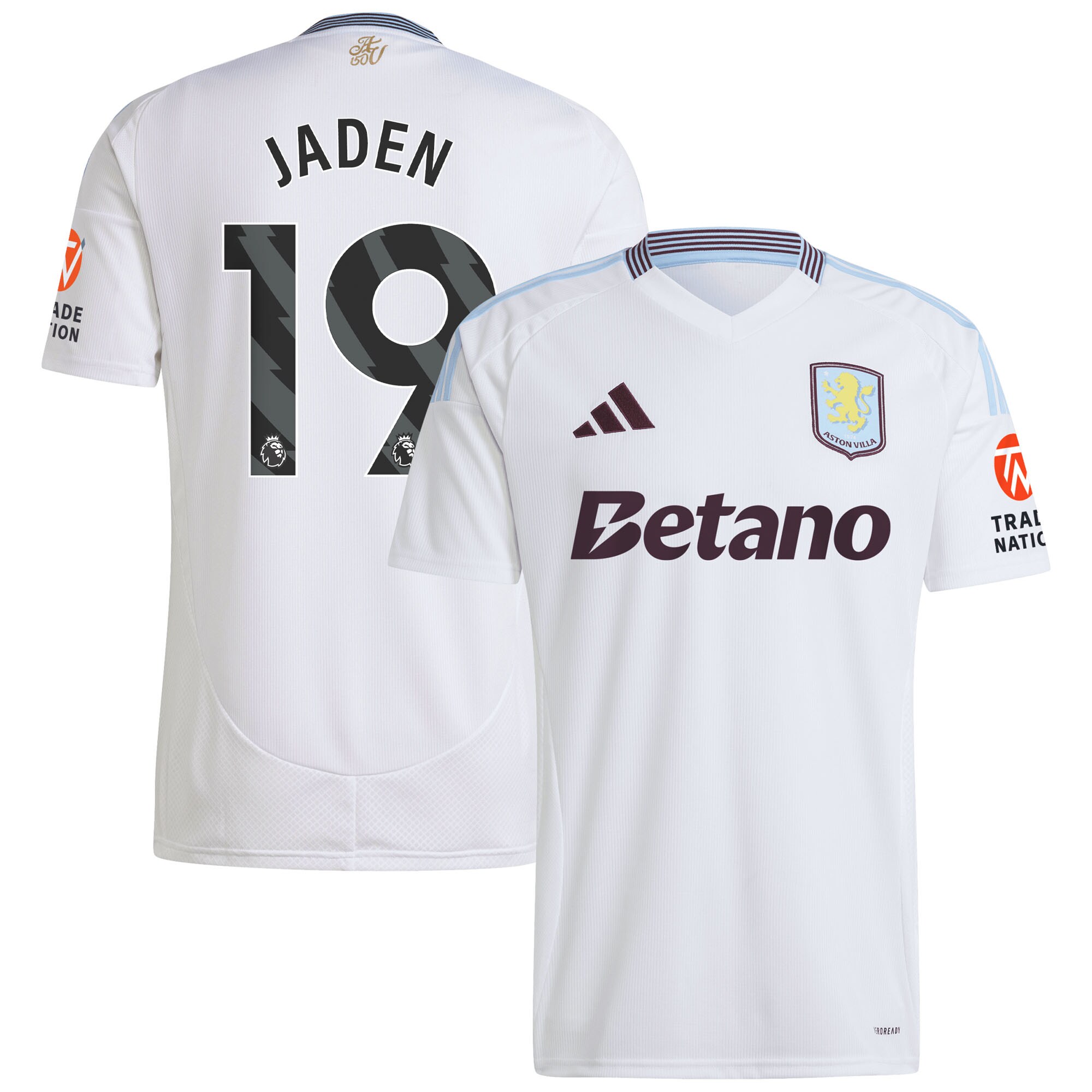 aston villa adidas away shirt 2024-25 with jaden 19 printing Collection | Aston Villa Football Kits and Shirts