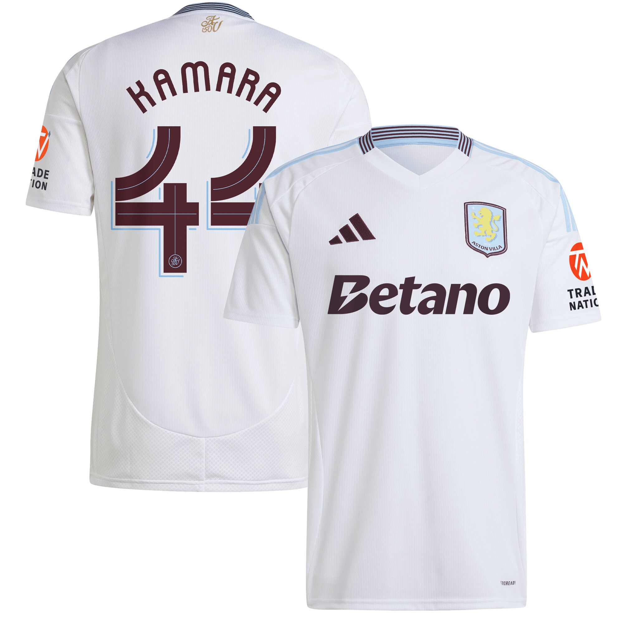 aston villa adidas away shirt 2024-25 with kamara 44 cup printing Collection | Aston Villa Football Kits and Shirts