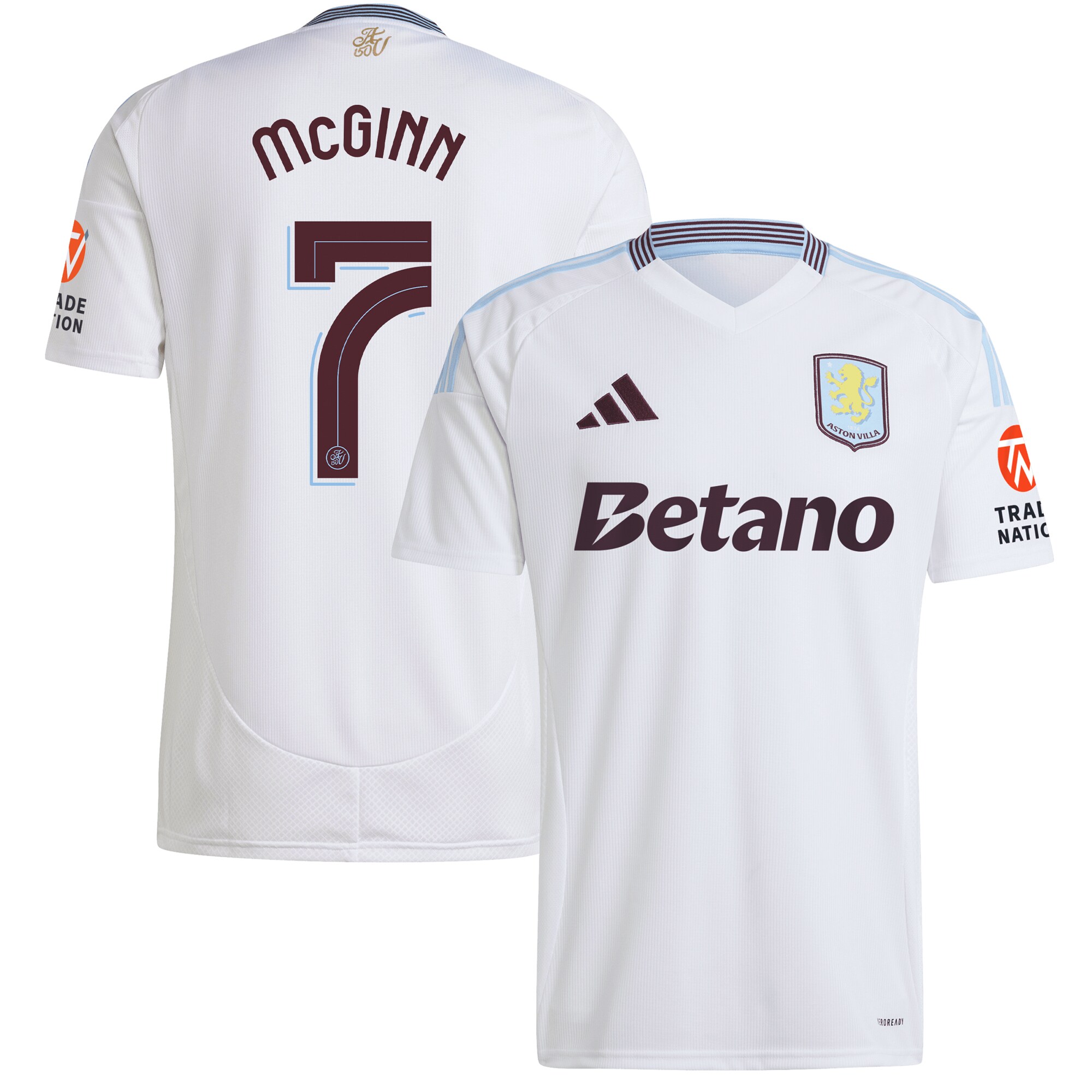 aston villa adidas away shirt 2024-25 with mcginn 7 cup printing Collection | Aston Villa Football Kits and Shirts