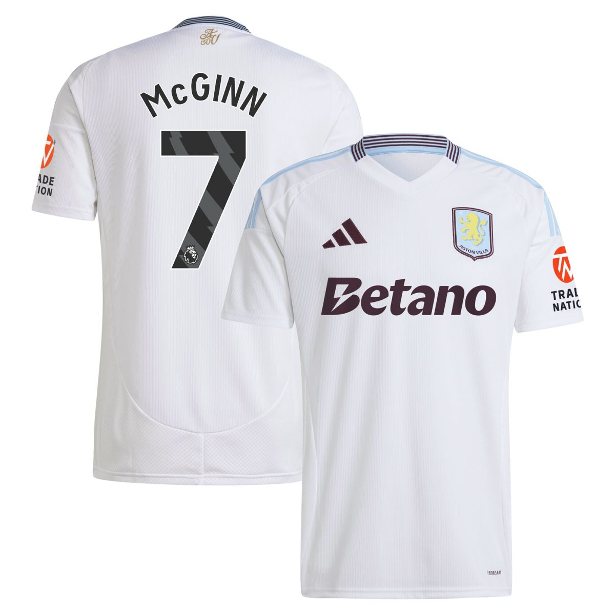 aston villa adidas away shirt 2024-25 with mcginn 7 printing Collection | Aston Villa Football Kits and Shirts
