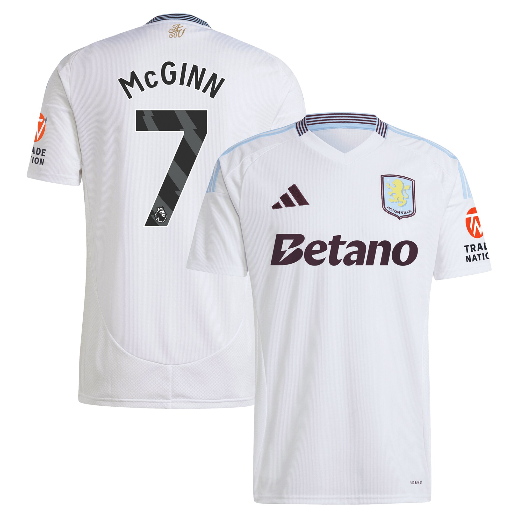 aston villa adidas away shirt 2024-25 with mcginn 7 printing Collection | Aston Villa Football Kits and Shirts