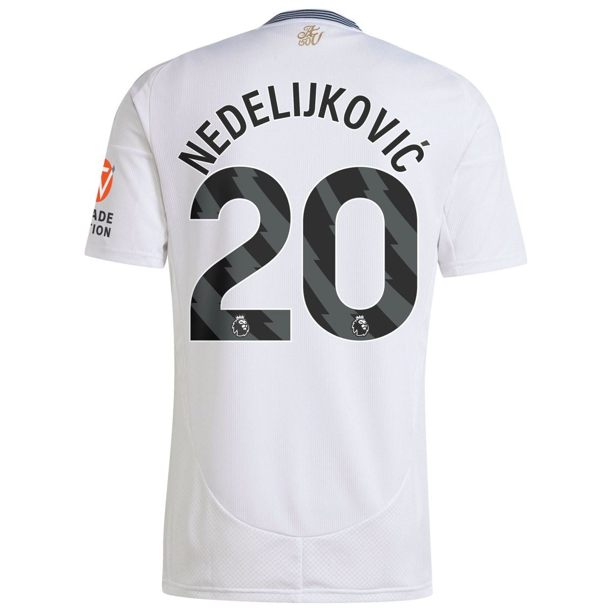 aston villa adidas away shirt 2024-25 with nedeljković 20 printing Collection | Aston Villa Football Kits and Shirts