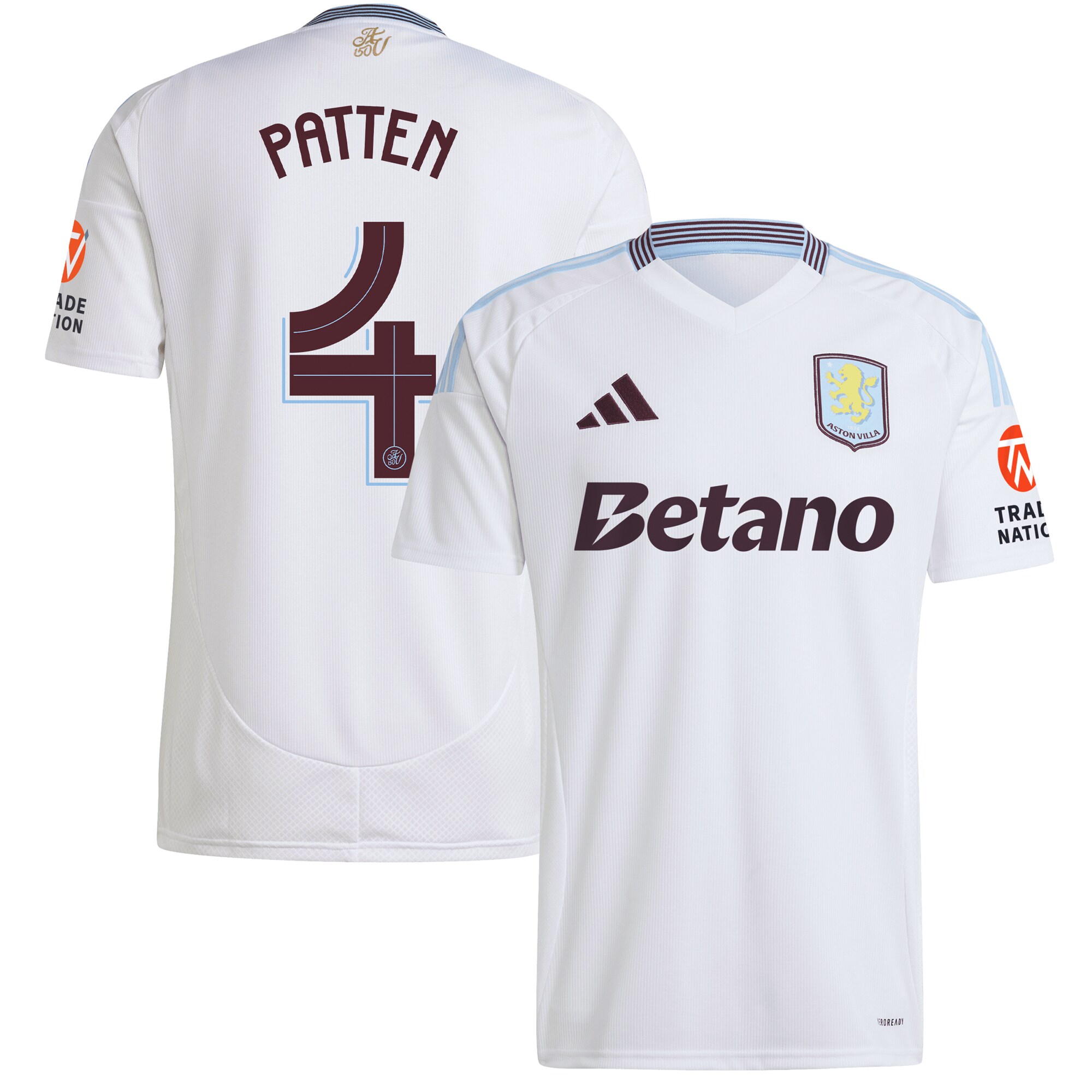 aston villa adidas away shirt 2024-25 with patten 4 cup printing Collection | Aston Villa Football Kits and Shirts