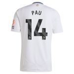 aston villa adidas away shirt 2024-25 with pau 14 printing Collection | Aston Villa Football Kits and Shirts