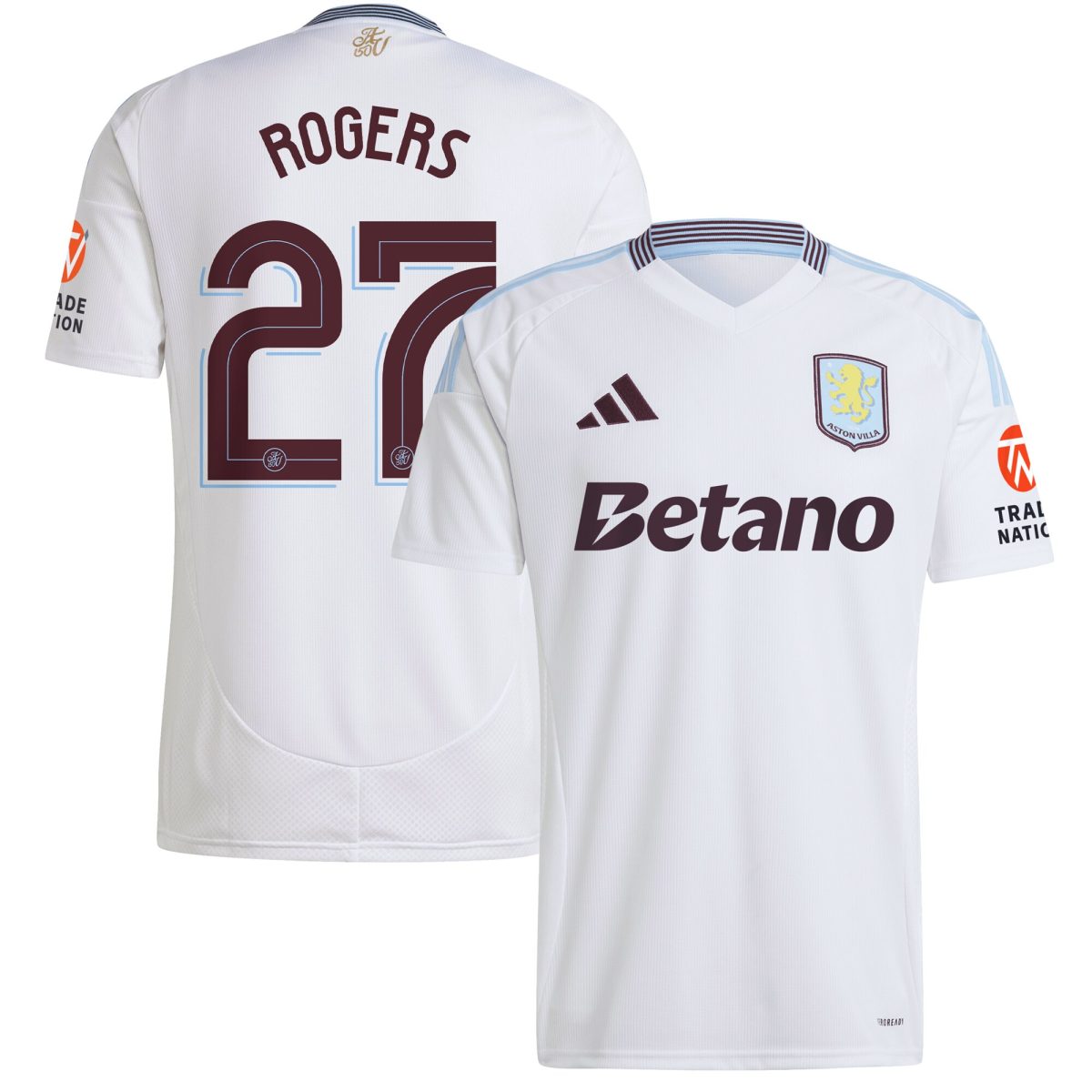 aston villa adidas away shirt 2024-25 with rogers 27 cup printing Collection | Aston Villa Football Kits and Shirts