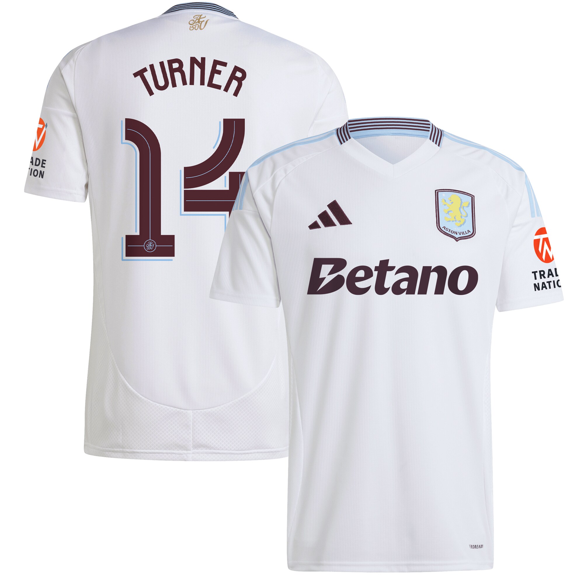 aston villa adidas away shirt 2024-25 with turner 14 cup printing Collection | Aston Villa Football Kits and Shirts