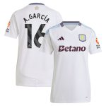 aston villa adidas away shirt 2024-25 – womens with a.garcía 16 printing Collection | Aston Villa Football Kits and Shirts