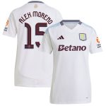 aston villa adidas away shirt 2024-25 – womens with alex moreno 15 cup printing Collection | Aston Villa Football Kits and Shirts