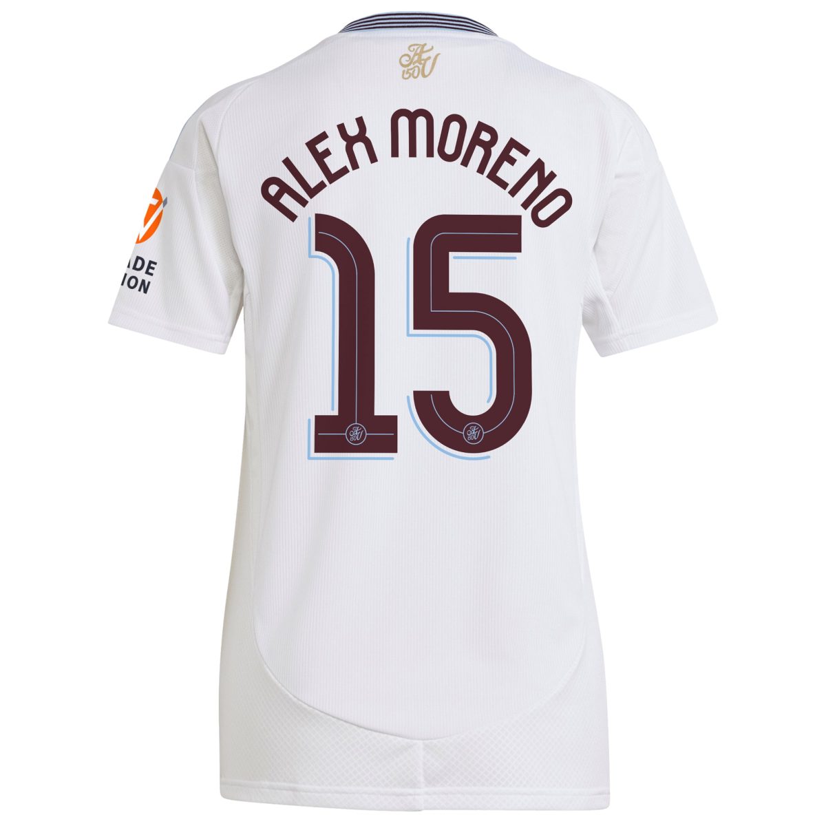 aston villa adidas away shirt 2024-25 – womens with alex moreno 15 cup printing Collection | Aston Villa Football Kits and Shirts