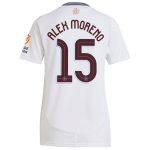 aston villa adidas away shirt 2024-25 – womens with alex moreno 15 cup printing Collection | Aston Villa Football Kits and Shirts