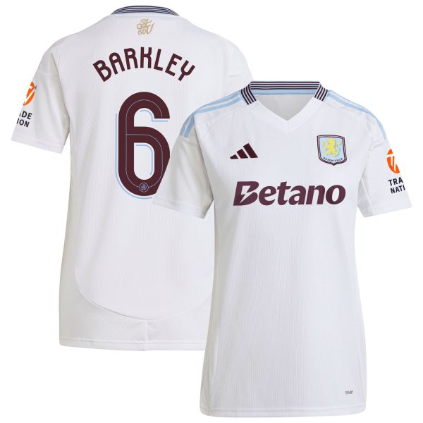 aston villa adidas away shirt 2024-25 – womens with barkley 6 cup printing Collection | Aston Villa Football Kits and Shirts