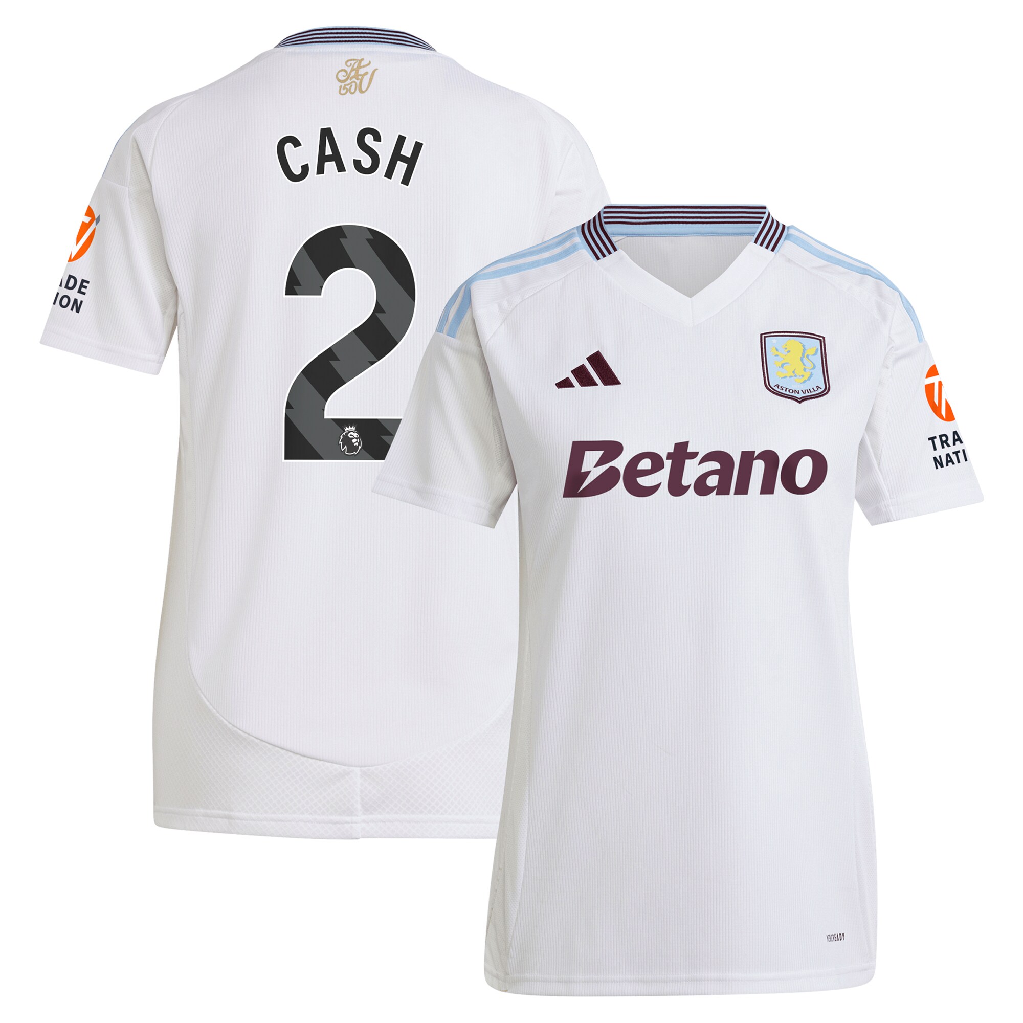 aston villa adidas away shirt 2024-25 – womens with cash 2 printing Collection | Aston Villa Football Kits and Shirts