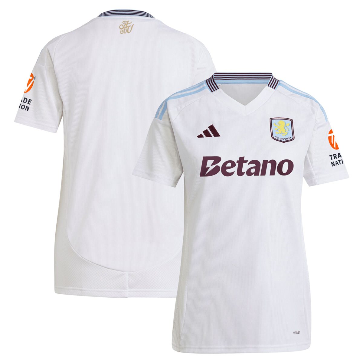 aston villa adidas away shirt 2024-25 – womens with custom printing Collection | Aston Villa Football Kits and Shirts