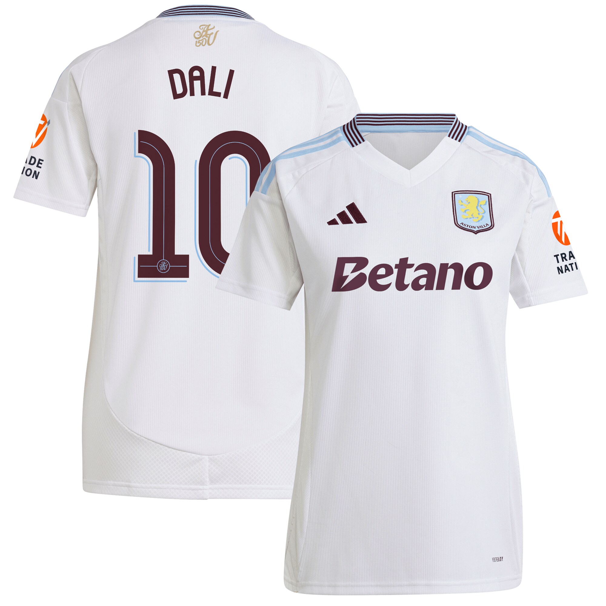 aston villa adidas away shirt 2024-25 – womens with dali 10 cup printing Collection | Aston Villa Football Kits and Shirts