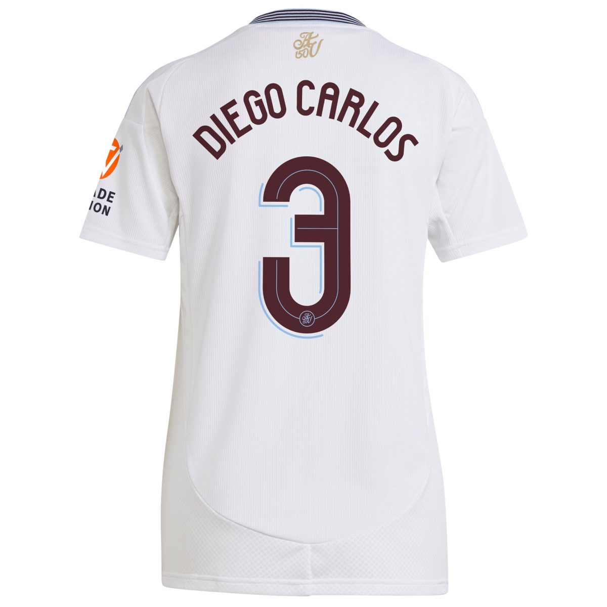 aston villa adidas away shirt 2024-25 – womens with diego carlos 3 cup printing Collection | Aston Villa Football Kits and Shirts