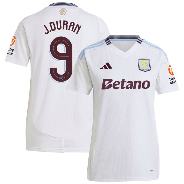 aston villa adidas away shirt 2024-25 – womens with duran 9 cup printing Collection | Aston Villa Football Kits and Shirts