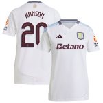 aston villa adidas away shirt 2024-25 – womens with hanson 20 cup printing Collection | Aston Villa Football Kits and Shirts