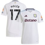 aston villa adidas away shirt 2024-25 – womens with malen 17 printing Collection | Aston Villa Football Kits and Shirts