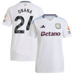 aston villa adidas away shirt 2024-25 – womens with onana 24 printing Collection | Aston Villa Football Kits and Shirts