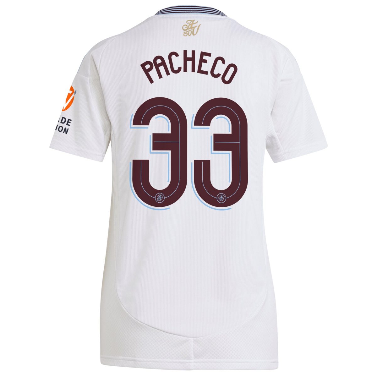 aston villa adidas away shirt 2024-25 – womens with pacheco 33 cup printing Collection | Aston Villa Football Kits and Shirts