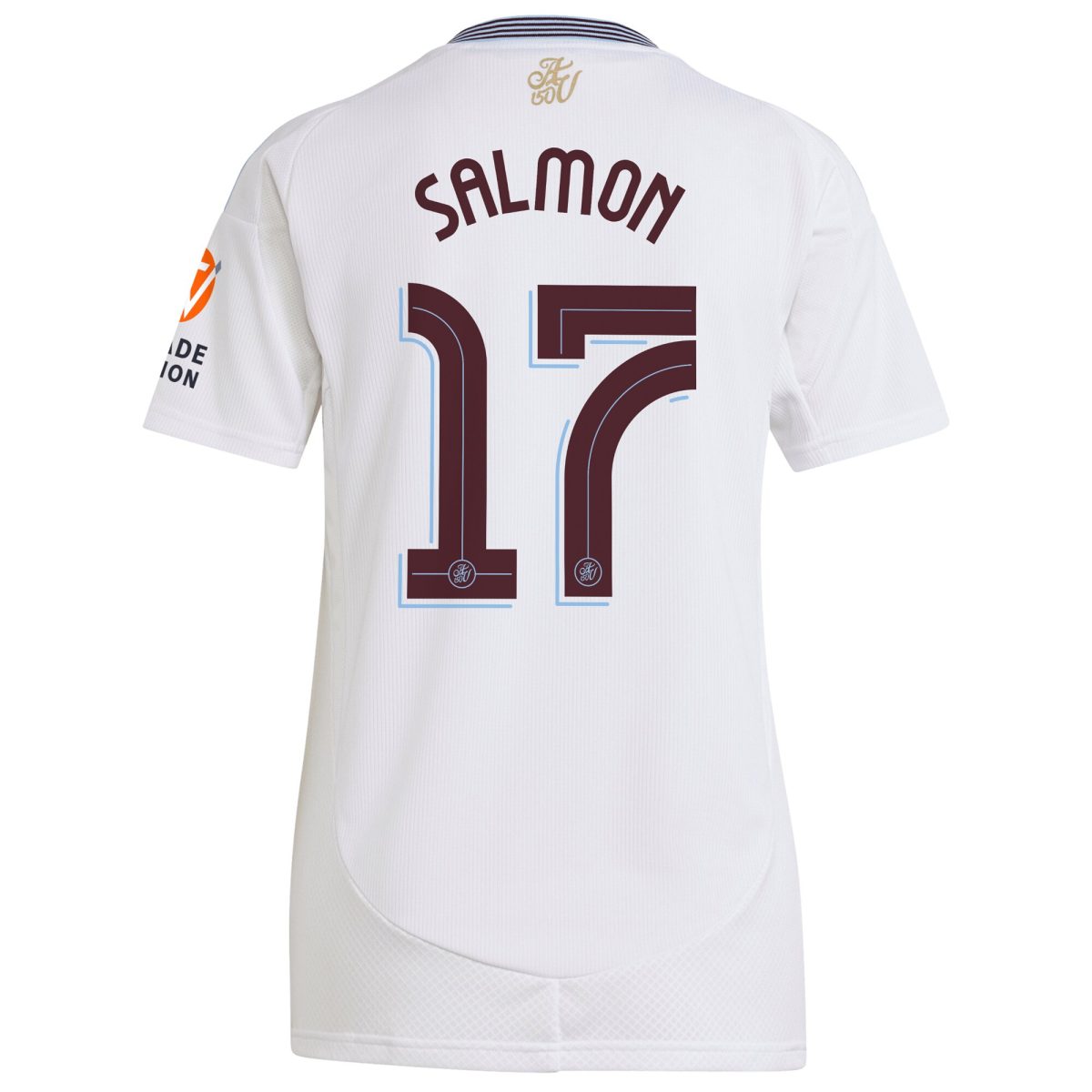 aston villa adidas away shirt 2024-25 – womens with salmon 17 cup printing Collection | Aston Villa Football Kits and Shirts