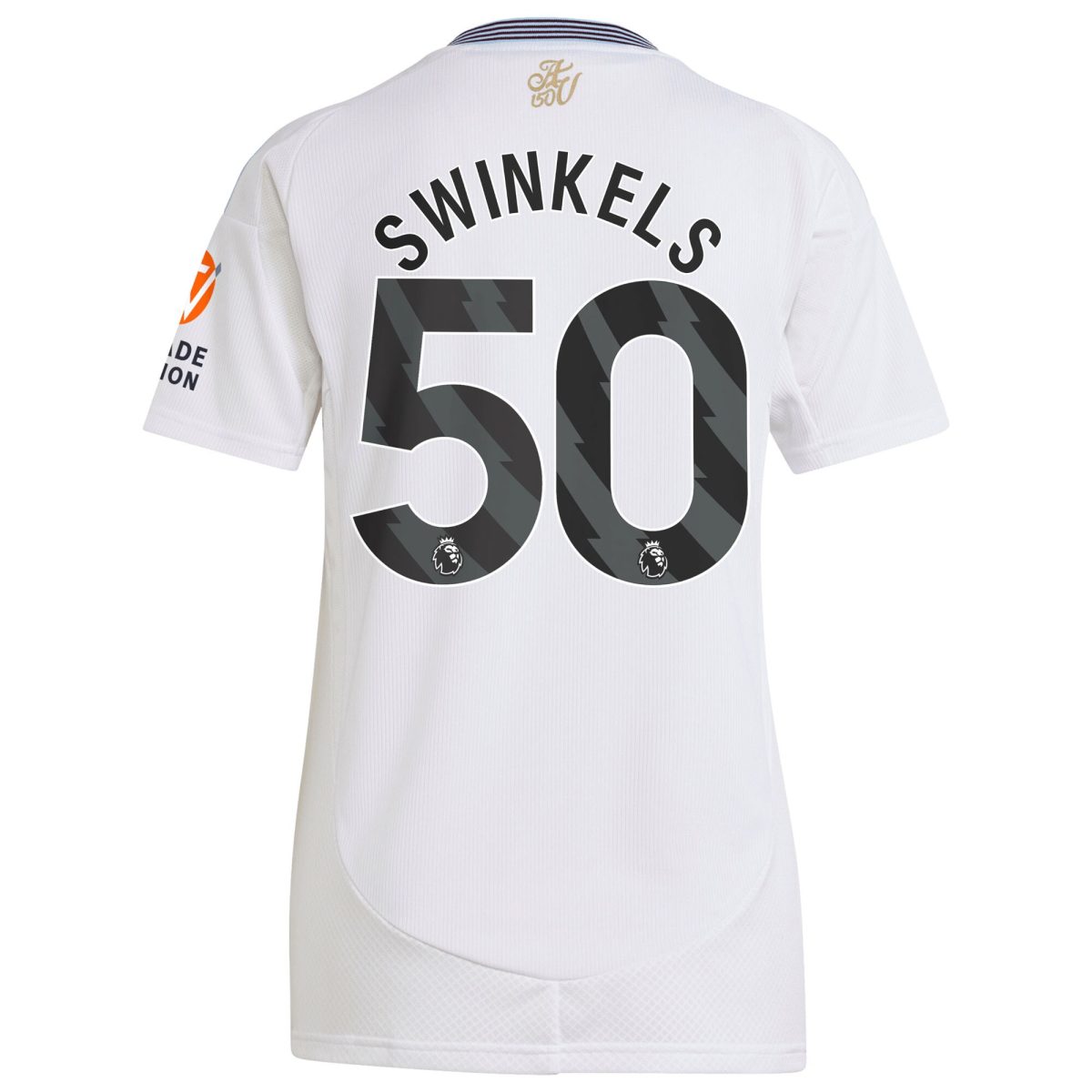 aston villa adidas away shirt 2024-25 – womens with swinkels 50 printing Collection | Aston Villa Football Kits and Shirts