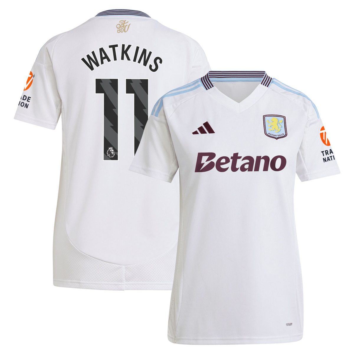aston villa adidas away shirt 2024-25 – womens with watkins 11 printing Collection | Aston Villa Football Kits and Shirts